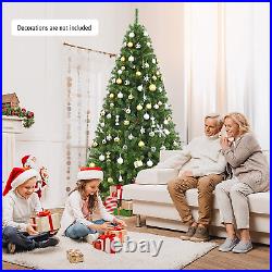 Bestcomfort 6Ft/7.5Ft/9Ft Artificial Christmas Tree, Unlit Hinged Spruce Full Tr