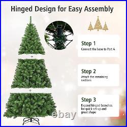 Bestcomfort 6Ft/7.5Ft/9Ft Artificial Christmas Tree, Unlit Hinged Spruce Full Tr