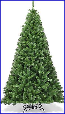 Bestcomfort 6Ft/7.5Ft/9Ft Artificial Christmas Tree, Unlit Hinged Spruce Full Tr