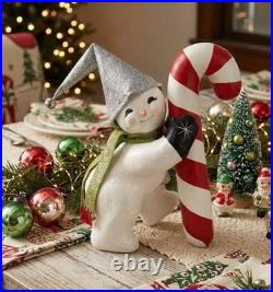 Bethany Lowe Candy Cane Snowman TD5159 14 Christmas Figurine