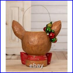 Bethany Lowe Christmas Fawnie Bucket Large TJ3315