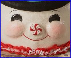 Bethany Lowe Christmas JOLLY SNOWMAN TOP HAT SURPRISE 14#TD2140 NEW