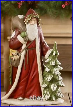 Bethany Lowe Christmas Traditional Father Christmas with Tree 19 NEW