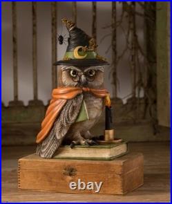 Bethany Lowe Halloween WOODSY WIZARD OWL TD3133 New Hogwarts