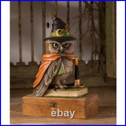 Bethany Lowe Halloween Woodsy Wizard Owl TD3133 Retiring