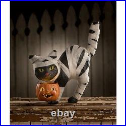 Bethany Lowe Mummy Kitty Paper Mache TJ2321