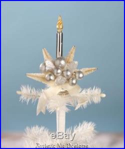 Bethany Lowe Platinum Candle Tree Topper