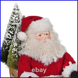 Bethany Lowe Santa in a One Horse Open Sleigh Lrg 22 Figurine TD1161 NEW