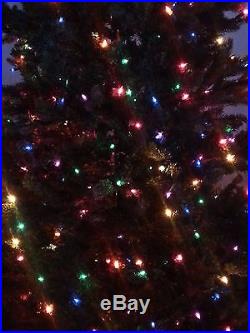 Bethlehem Lights Christmas Tree Noble Fur 6.5' Prelit Colored Lights FREE Angel