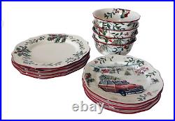 Better Homes & Gardens 12 piece Dish set Heritage Collection Christmas Dishes