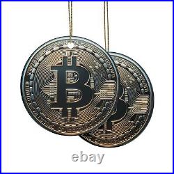 Bitcoin Ceramic Ornaments (1pcs, 5pcs, 10pcs, 20pcs)