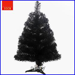 Black Christmas Tree Festival Home Office Party Ornaments Xmas Decoration Gift