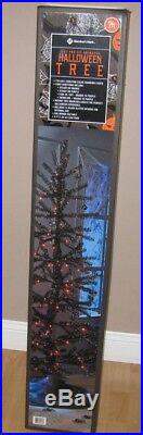 Black Moving Tinsel 7 ft Tree Haunted House Prop Over The Hill Tree etc. New