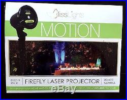 Bliss Light Spright Green Motion Firefy Motion Moving LASER Projector with Timer