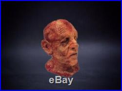 Bloody severed head prop scary realistic SOLID SILICONE zombie style silicone