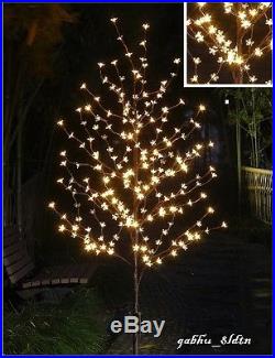 Blossom Christmas Tree White Light Indoor Outdoor Holiday Party Decor 6 Ft