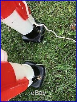 Blow Mold African American Nutcracker x 2 Lighted Outdoor Christmas 31