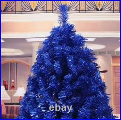 Blue Artificial Christmas Tree Brooch lots Undecorated Xmas Tree 2 3 4 5 6 7 8FT
