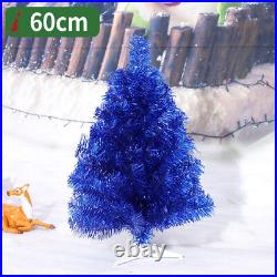 Blue Artificial Christmas Tree Brooch lots Undecorated Xmas Tree 2 3 4 5 6 7 8FT