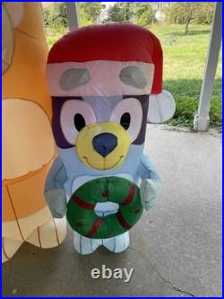 Bluey Heeler Family Holiday Inflatable Christmas Yard Decor 8'- Christmas Party
