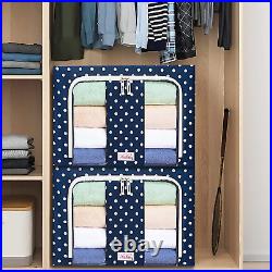Blushbees Oxford Fabric LARGE (20×16×15 INCH), BLUE POLKA (4 BOXES PACK)