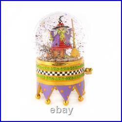 Bnib Patience Brewster Mackenzie Childs Raggedy Witch Crystal Ball Snow Globe