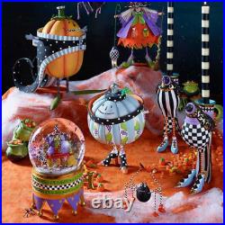 Bnib Patience Brewster Mackenzie Childs Raggedy Witch Crystal Ball Snow Globe
