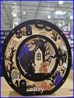 Boo Halloween Light-Up Wood Mantel Letters