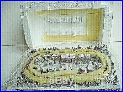 Boxed Unused Condition ` Thomas Kinkade Diorama His Village `christmas Minatures