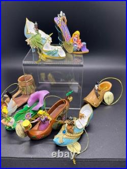Bradford Exchange 2013 Disney Once Upon a Slipper Set of 7 Princess Ornaments