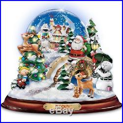 Bradford Exchange Rudolph The Red-Nosed Reindeer Illuminated, Musical, Snowglobe