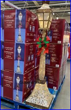 Brand New 6ft Christmas Gold Lamp Post Outdoor/indoor 120 Led Fast Uk Seller