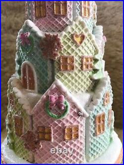 Brand New Christmas Holiday Fancy Gingerbread House Tree Home Decor 16