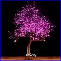 Bright Baum LED Light Cherry Artificial Tree 9-Feet Pink Garden Decor Christmas