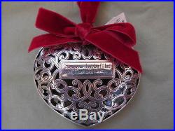 Brighton 2012 Love Light Heart Valentine Christmas Ornament NWT in Box