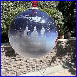 British Airways First Class Hand Painted Glass 2023 Christmas Bauble