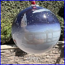 British Airways First Class Hand Painted Glass 2023 Christmas Bauble