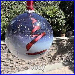 British Airways First Class Hand Painted Glass 2023 Christmas Bauble