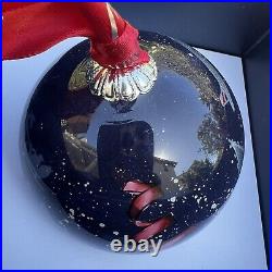 British Airways First Class Hand Painted Glass 2023 Christmas Bauble