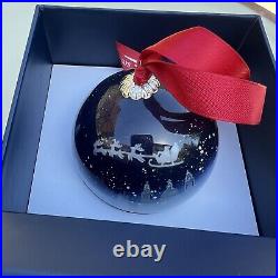 British Airways First Class Hand Painted Glass 2023 Christmas Bauble