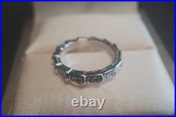 BuIgarl/SERPENTI/VIPER ring 18K White gold diamond ring #7