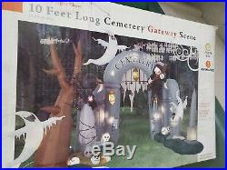 CEMETARY GATES inflatable halloween yard decorations