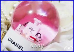 CHANEL 2016 Pink Snow Globe RARE Christmas gift Limited VIP