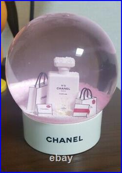 CHANEL 2016 Pink Snow Globe RARE Christmas gift Limited VIP