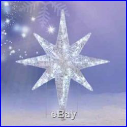 Christmas 4 Led Lighted Star Of Bethlehem Outdoor Hanging Prop Decoration