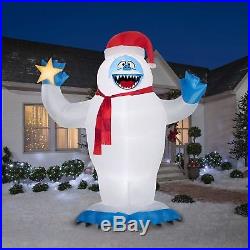 CHRISTMAS Airblown Inflatable BUMBLE Abominable SNOWMAN Rudolph Reindeer 12 FT