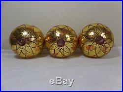 Christmas Tree Decor Ball Ornament 150 MM (5 7/8 In) New In Box Lot Of 12