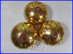 Christmas Tree Decor Ball Ornament 150 MM (5 7/8 In) New In Box Lot Of 12