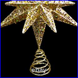 CHRISTMAS TREE TOPPER / STAR of BETHLEHEM / 3-D / SILVER / GOLD / YOUR CHOICE CHRISTMAS TREE TOPPER / STAR of BETHLEHEM / 3-D / SILVER / GOLD / YOUR CHOICE