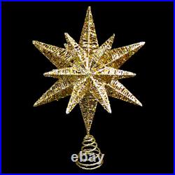 CHRISTMAS TREE TOPPER / STAR of BETHLEHEM / 3-D / SILVER / GOLD / YOUR CHOICE CHRISTMAS TREE TOPPER / STAR of BETHLEHEM / 3-D / SILVER / GOLD / YOUR CHOICE